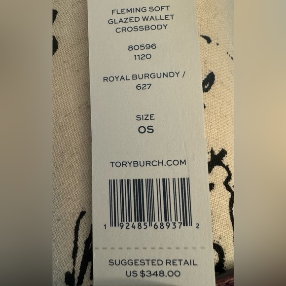 Tory Burch Fleming Soft Glazed Wallet Crossbody - Picture 7 of 7
